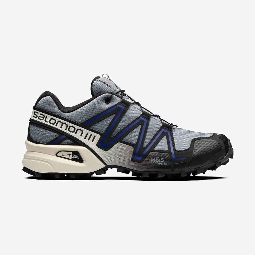 Salomon SPEEDCROSS 3 Zapatillas Hombre - Negras / Azules - Colombia (13620-BMAG)